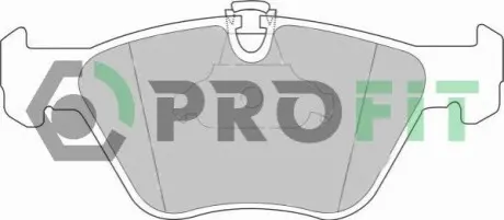 Колодки гальмівні (передні) BMW 5 (E39) 95-04 (Ate) M47/M51/M52/M54/M57 PROFIT 5000-1073 Купити в Україні