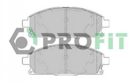 Колодки гальмівні дискові PROFIT 5000-1263 (фото 1)