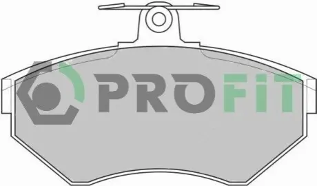 Колодки гальмівні (передні) Audi A4 94-01/VW Passat 96-00 PROFIT 5000-1289 Купити в Україні