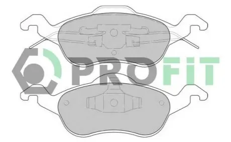 Колодки гальмівні (передні) Ford Focus 99-09 PROFIT 5000-1318 Купити в Україні