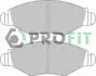 Фото Колодки гальмівні (передні) Peugeot 206 98-/Peugeot 206+ 09-13 PROFIT (5000-1378) зображення 1