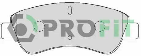 Колодки гальмівні (передні) Citroen Berlingo/Peugeot Partner 96- (Bosch) PROFIT 5000-1399 Купити в Україні