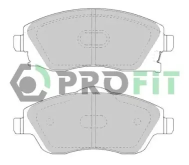 Колодки гальмівні (передні) Opel Combo 01-/Corsa C 00-09/Meriva A 03-10/Tigra 04-10 PROFIT 5000-1424