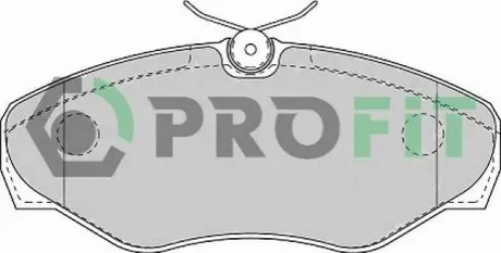 Колодки гальмівні (передні) Renault Espace (з датчиками) 96 PROFIT 5000-1515 Купити в Україні