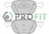 Колодки тормозные дисковые PROFIT 5000-1568 (фото 1)