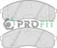 Фото Колодки гальмівні (передні) Kia Carnival -06/K2500/Pregio 2.5-2.9 97 PROFIT (50001595) зображення 1