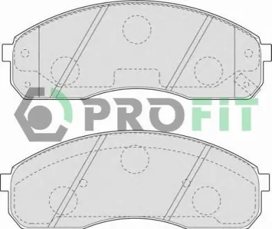 Колодки тормозные дисковые PROFIT 50001595 Купить в Украине
