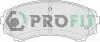 Фото Колодки гальмівні (передні) Mitsubishi Grandis 04-11/Pajero II-IV 90-/Mazda E2000/2200 88-03 PROFIT (5000-1603) зображення 1