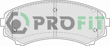 Колодки гальмівні (передні) Mitsubishi Grandis 04-11/Pajero II-IV 90-/Mazda E2000/2200 88-03 PROFIT 5000-1603 Купити в Україні