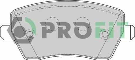 Колодки тормозные дисковые PROFIT 5000-1617 Купить в Украине