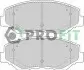 Фото Колодки гальмівні (передні) Honda CR-V 2.0/2.4 16V 01-12 PROFIT (5000-1658) зображення 1