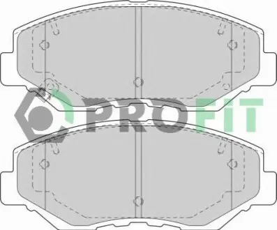 Колодки гальмівні (передні) Honda CR-V 2.0/2.4 16V 01-12 PROFIT 5000-1658 Купити в Україні