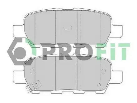 Комплект колодок гальмівних (дискових) (задніх) Nissan Juke/Leaf/Cube 10-/Murano/Teana 08-14/X-Trail/Tiida/Pulsar 13 PROFIT 5000-1693 Купити в Україні