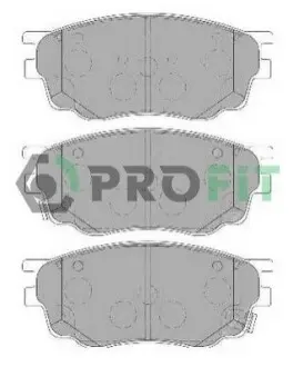 Колодки гальмівні (передні) Mazda 6 02-07 PROFIT 5000-1707 Купити в Україні