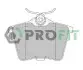 Фото Колодки тормозные дисковые PROFIT (5000-1727) изображение 1