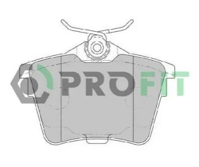 Колодки тормозные дисковые PROFIT 5000-1727 Купить в Украине