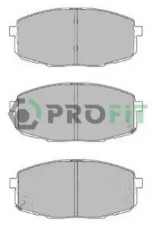 Колодки гальмівні (передні) Hyundai i30 07-12/Kia Cee'd 06-/Carens 02-/Cerato 09-/Soul 14 PROFIT 5000-1869 Купити в Україні