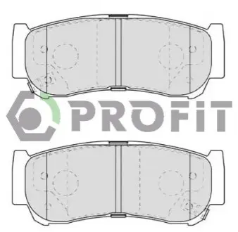 Колодки гальмівні (задні) Hyundai Santa Fe II 06-12/H-1 01-07 PROFIT 5000-1910 Купити в Україні