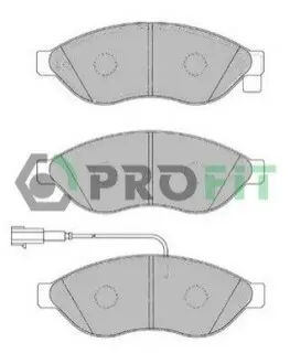 Колодки гальмівні (передні) Citroen Jumper/Fiat Ducato/Peugeot Boxer 06- (Brembo) (з датчиком) PROFIT 5000-1923 Купити в Україні