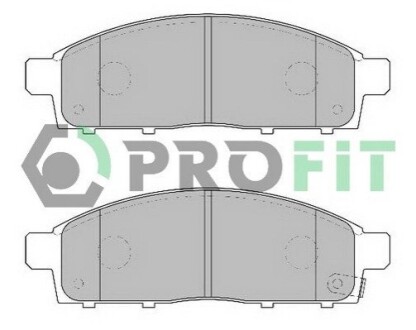 Колодки гальмівні дискові PROFIT 5000-2016