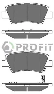 Колодки гальмівні (задні) Hyundai Tucson 2.0 CRDi 04-10/Azera 3.3 i 05-/Getz 1.3-1.6 02-12 PROFIT 5000-2023 Купити в Україні
