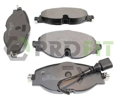 Колодки гальмівні (передні) Audi A3/Q2/Q3/Seat/Skoda Octavia/Kodiaq/VW Golf/Passat B8 12- (+датчик) PROFIT 5000-4433
