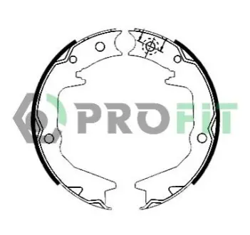 Колодки тормозные барабанные PROFIT 5001-0011 Купить в Украине