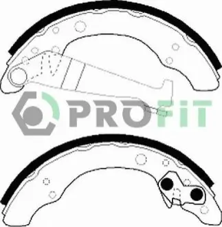 Колодки гальмівні (задні) VW Golf IV 1.4 16V 97-05 (барабанні) (200x40) PROFIT 5001-0150 Купити в Україні