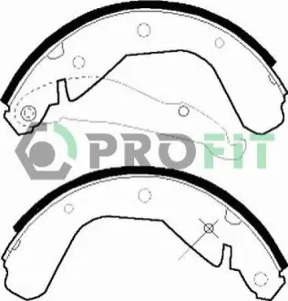 Колодки гальмівні (задні) Opel Corsa/Kadett -94 (барабанні) (200x28) PROFIT 5001-0216 Купити в Україні