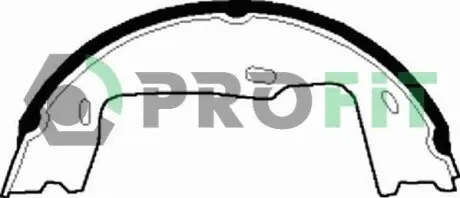 Колодки гальмівні барабанні PROFIT 5001-0227 Купити в Україні