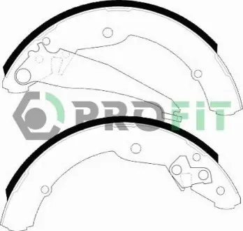 Комплект гальмівних колодок (задніх) VW Caddy II 95-04 (барабанні) PROFIT 5001-0549 Купити в Україні
