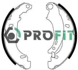 Колодки гальмівні барабанні PROFIT 5001-0576 Купити в Україні