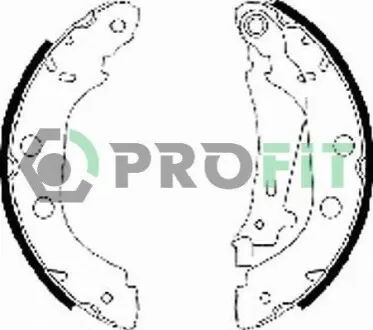 Колодки тормозные барабанные PROFIT 5001-0577