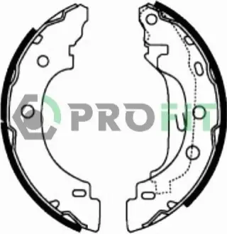 Колодки гальмівні (задні) Renault Kangoo 97- (барабанні) (203.2x39) PROFIT 5001-0583 Купити в Україні