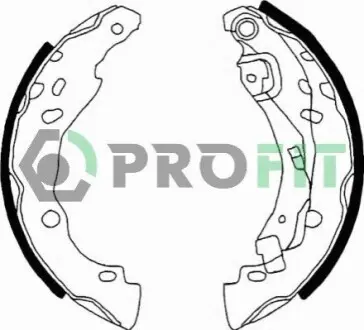 Колодки гальмівні (задні) Renault Clio II/IV/Symbol 98- (барабанні) (203.2x39) PROFIT 5001-0642 Купити в Україні