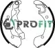 Фото Колодки гальмівні (задні) Nissan Micra/Note/Renault Clio 1.0-2.0 03- (барабанні) PROFIT (5001-0649) зображення 1