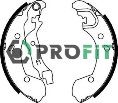 Колодки тормозные барабанные PROFIT 5001-0649 Купить в Украине