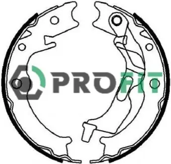 Колодки тормозные барабанные PROFIT 5001-4017 Купить в Украине