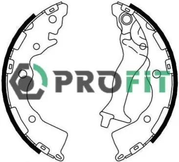 Колодки гальмівні барабанні PROFIT 5001-4086 Купити в Україні