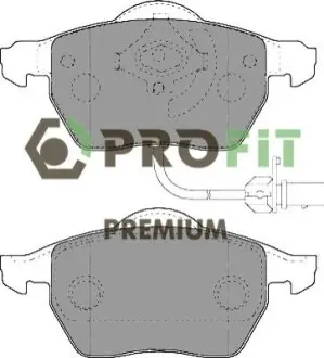 Колодки гальмівні (передні) Audi A4/A6/Skoda Superb/VW Passat 1.9TDI/2.5TDI 96-(з датчиками)(ATE) PROFIT 5005-1717 Купити в Україні