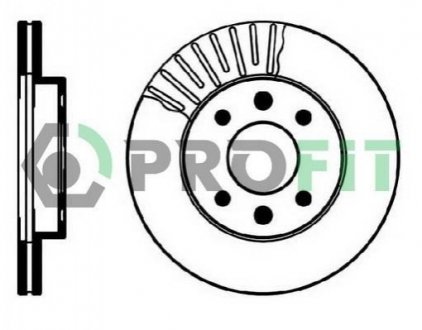 Диск тормозной PROFIT 5010-0158 (фото 1)
