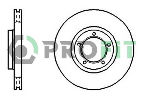 Гальмівний диск PROFIT 50100848
