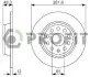 Диск гальмівний (задній) Audi A3/Skoda Octavia/Superb/VW Golf/Passat 03- (282x12) (з покр.) (повний) PROFIT (5010-1306) зображення 1
