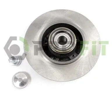 Диск гальмівний (задній) Renault Megane III/Scenic III 08- (260x8)(з підшипником)(+ABS) PROFIT 50101732