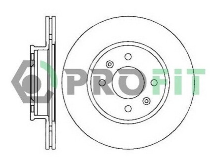 Диск тормозной PROFIT 5010-2016