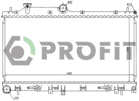 Радіатор охолодження PROFIT PR 2910A2