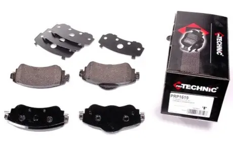 Фото Дисковые тормозные колодки перед. Citroen C4 09- PROTECHNIC (PRP1619-3M) изображение 1