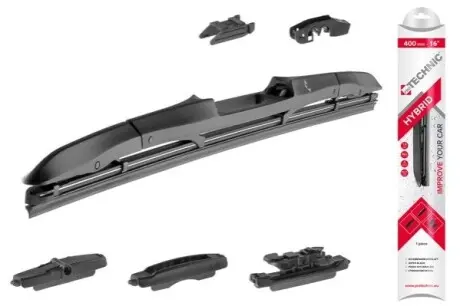 Щітка склоочисника (400мм) AeroEco (з к-том перехідників) PROTECHNIC PRX400H