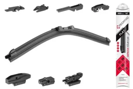 Щітка Protechnic Flat 18/450mm мульти-кріплення PROTECHNIC PRX450F