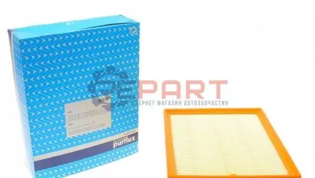 Фото Фільтр повітряний Audi A4 1.6-3.2 00-08/Seat Exeo 1.6/1.8/2.0TDI/TFSI 08-13 Purflux (A1119) зображення 1